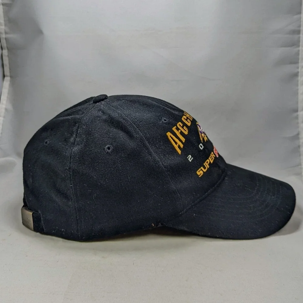 Vintage Baltimore Ravens 2000‎ Y2K AFC Champions Super Bowl Strapback Hat Cap